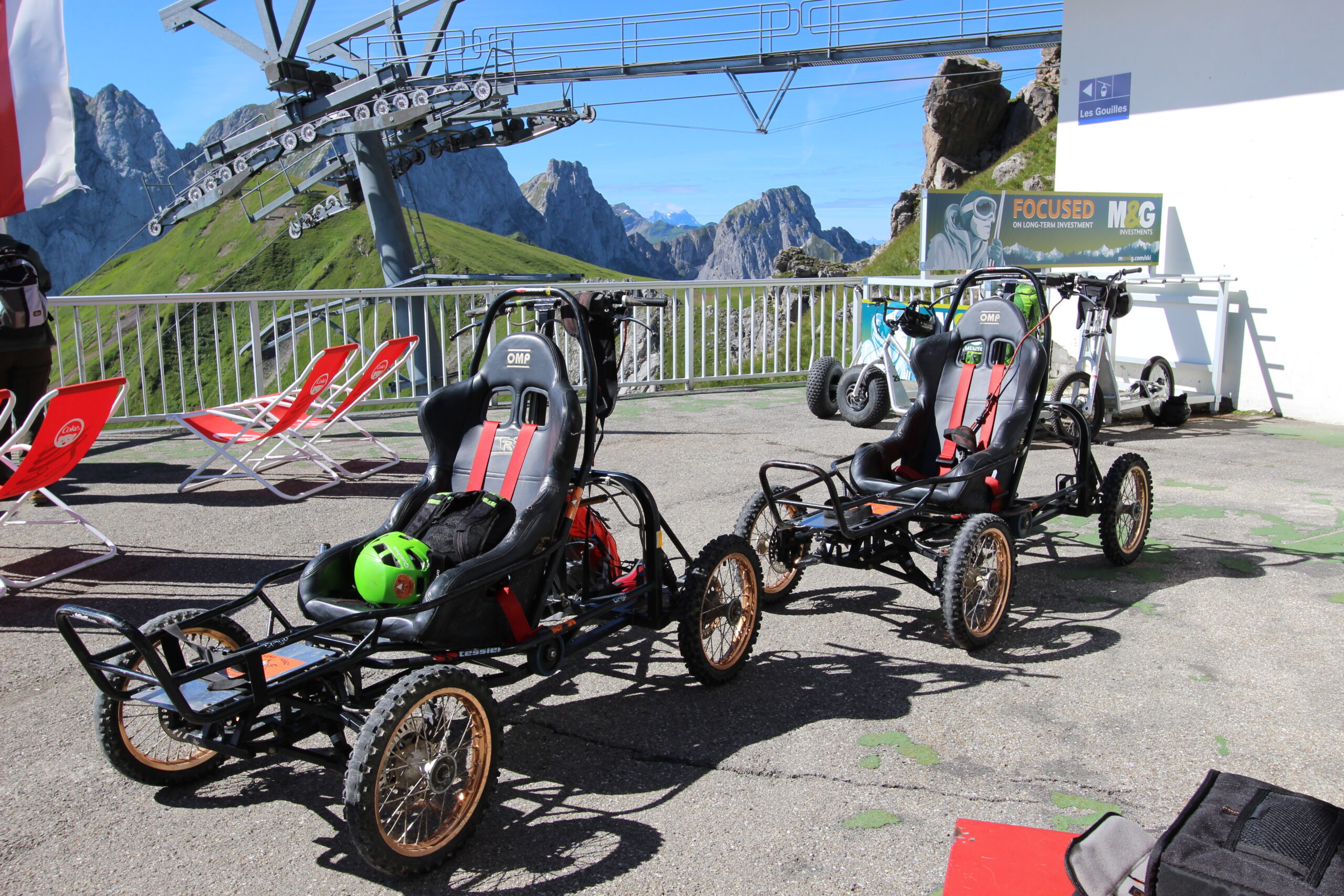 Descente en cimgo à la Videmanette